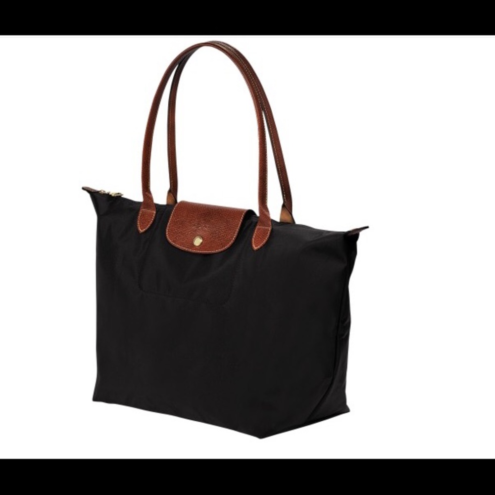 LONG CHAMP LE PLIAGE BAG IN BLACK